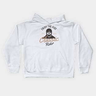 Classic Rider Vintage Motorcycle Tee | Timeless Bike Kids Hoodie